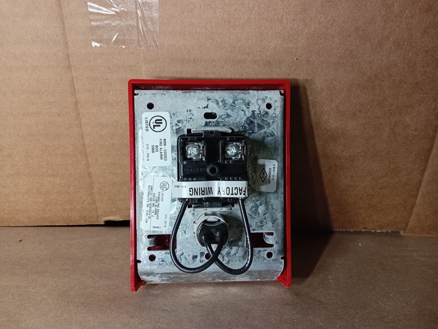 SURPLUS NEW SIMPLEX 4099-9001 Addressable Manual Pull Station – Safety