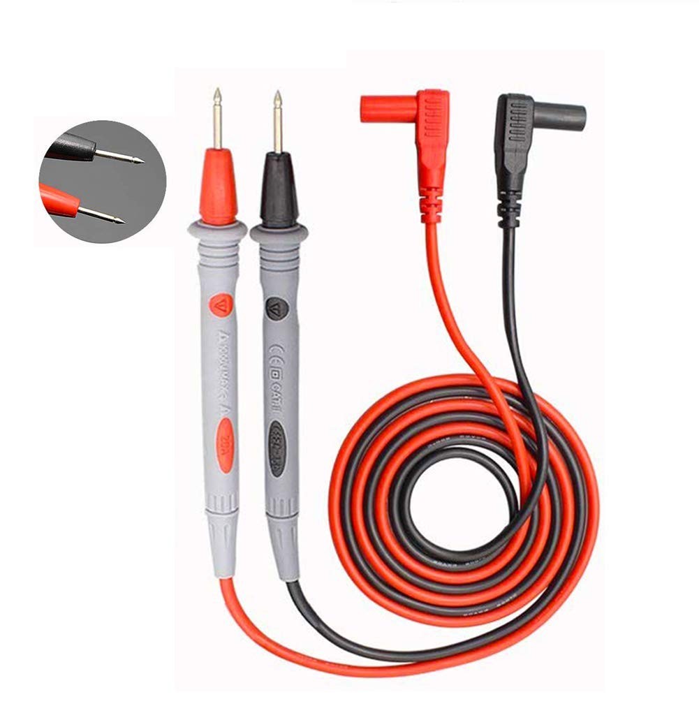 Multimeter Leads with Gold-Plated Tips – CAT III 1000V Performance