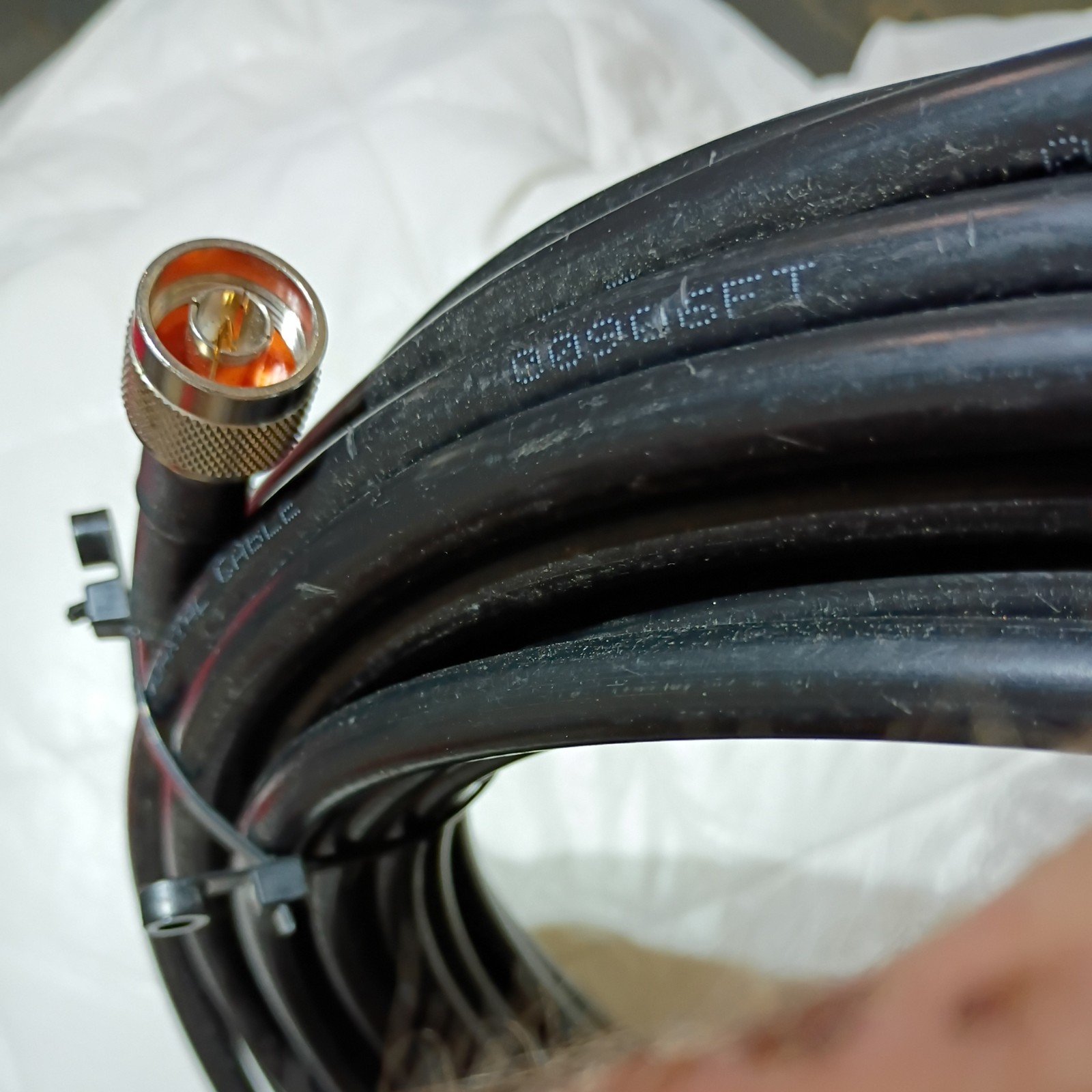 60 ft. Wilson-400 50-Ohm Ultra Low-Loss Coax Cable N-Male – LMR400 #952300