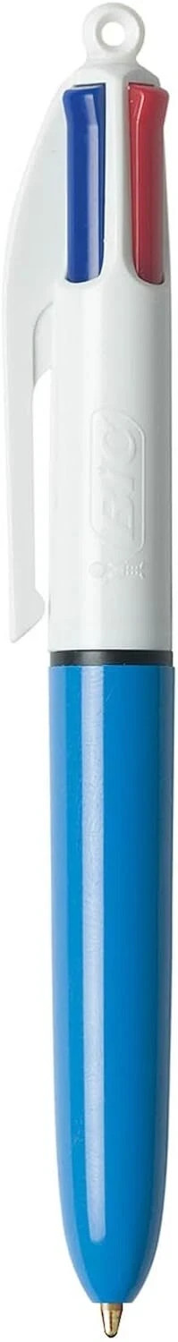 BIC 4-Color Mini Ballpoint Pen Medium Point (1.0mm) Assorted Inks 2-Count