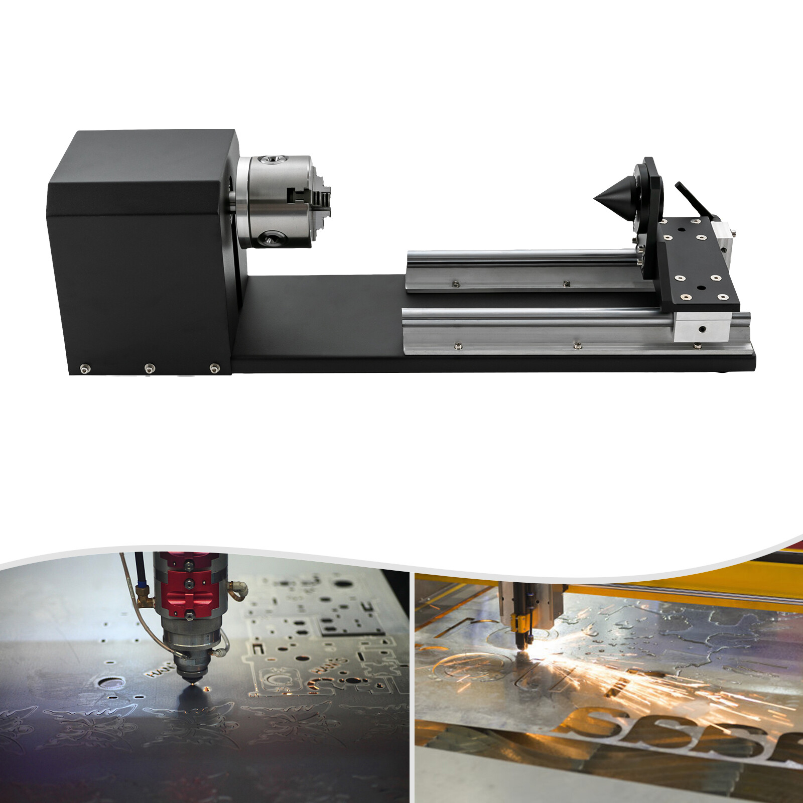 Laser Rotary Y-axis Chuck Engraver Rotary Attachment for Engraving Cutting New