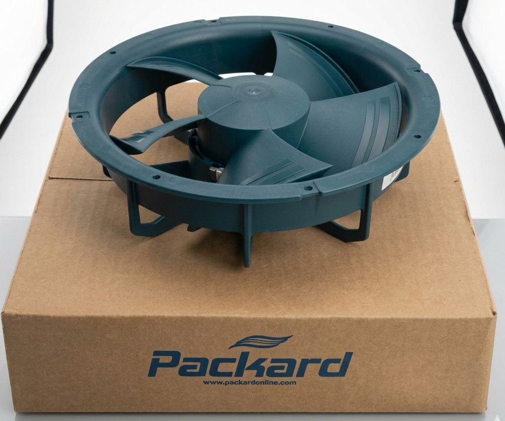 EBM-Papst EBM9538 8 in ECM Axial Fan Assembly 115V, 2 Speeds, 2100 2800 RPM