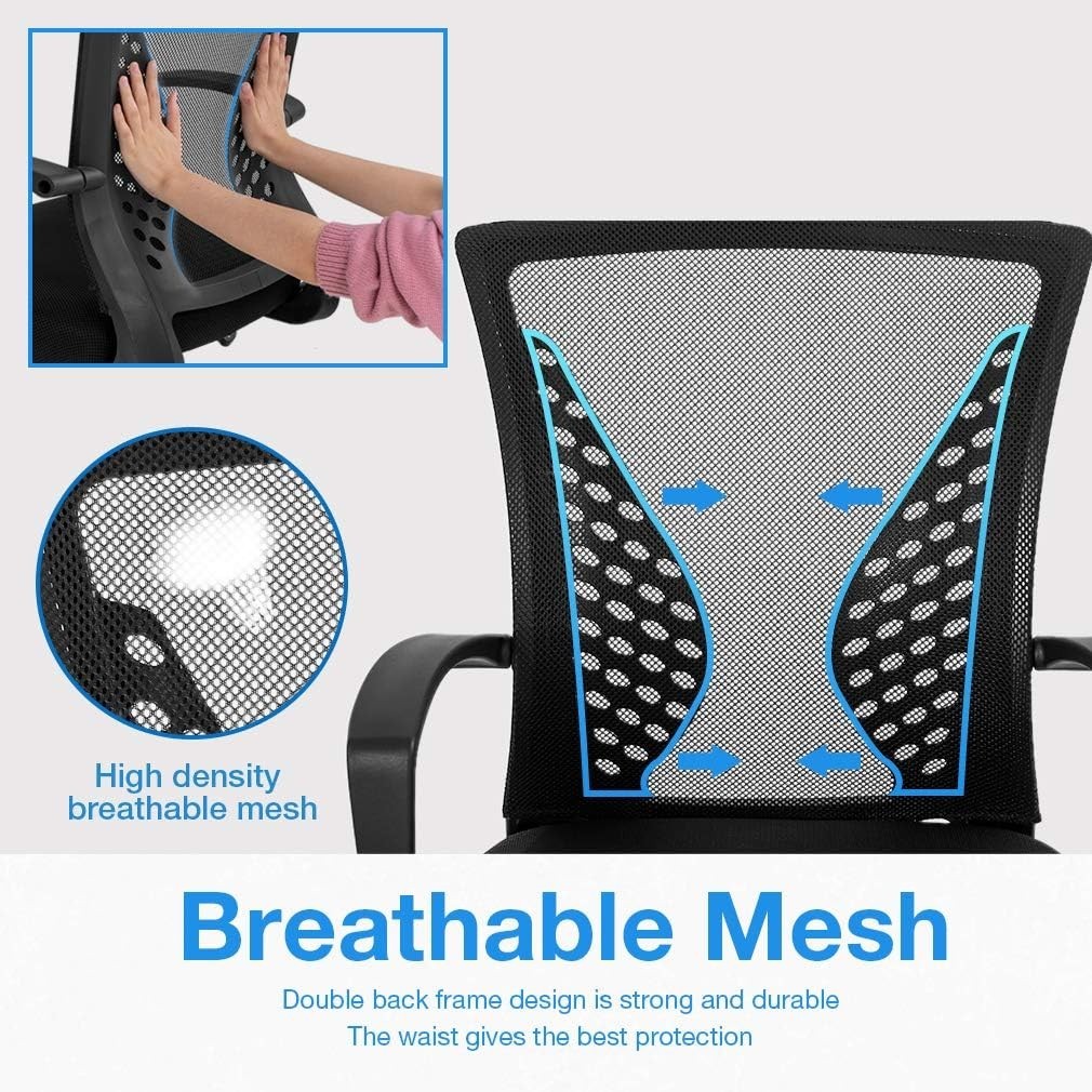 Ergonomic Drafting Chair with Adjustable Height & Mesh Back for Ultimate Comfort