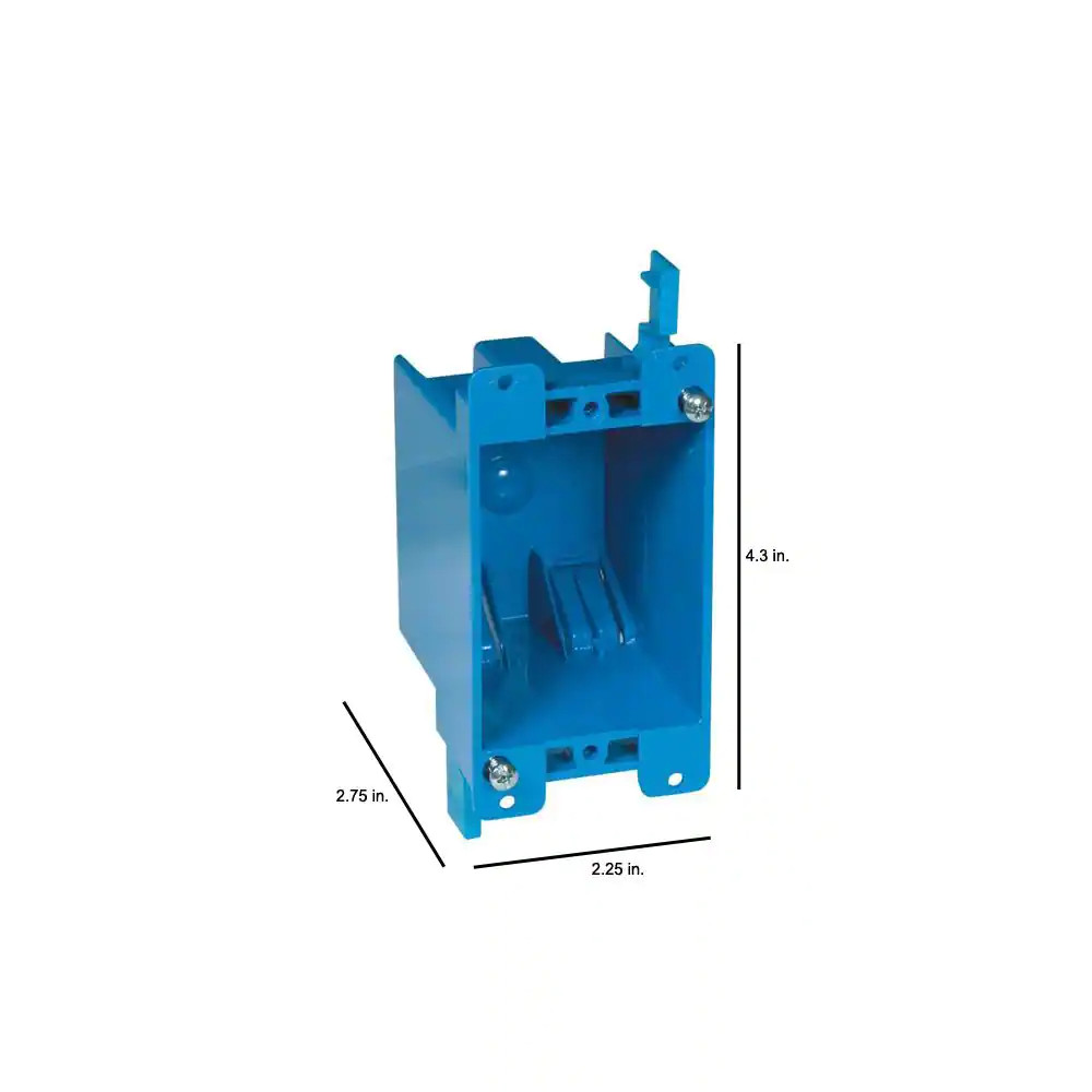 1-Gang 14 Cu. In. PVC Old Work Electrical Switch and Outlet Box