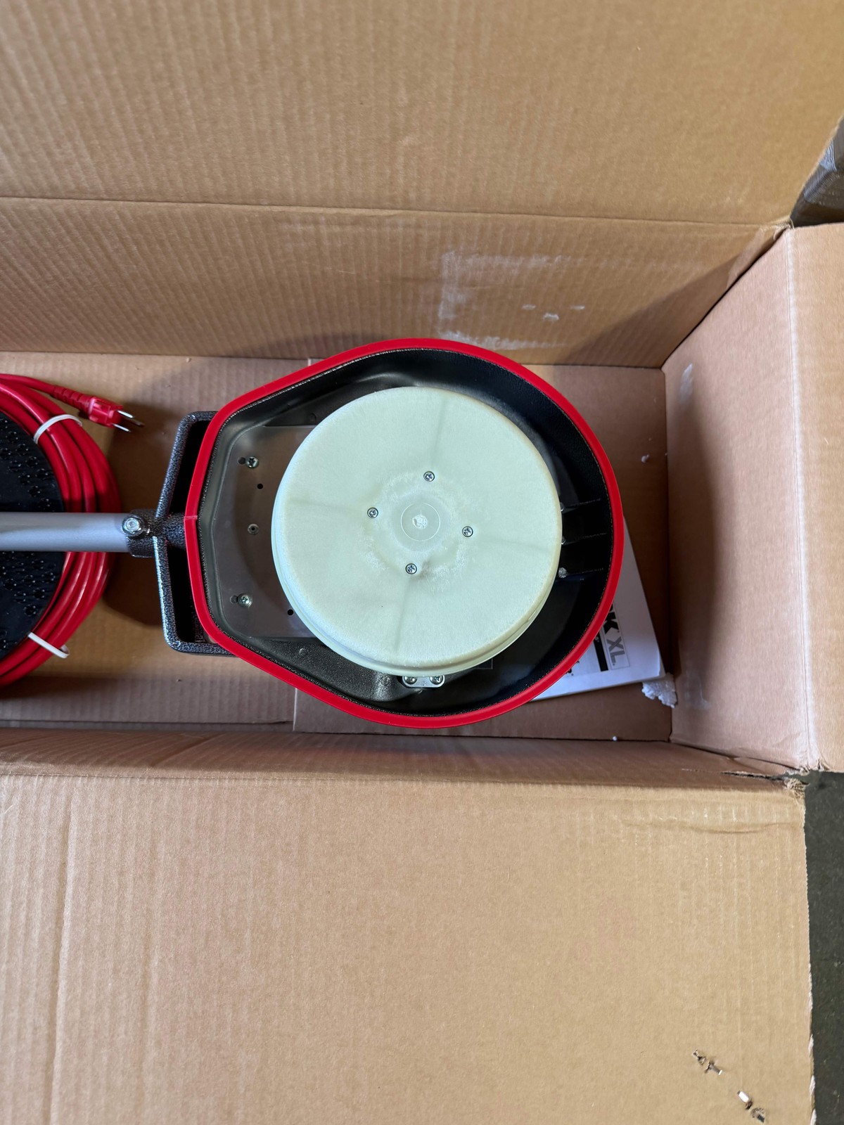 ORECK COMMERCIAL ORBITER HARD FLOOR CLEANER MACHINE GRAY/RED ORB550MC