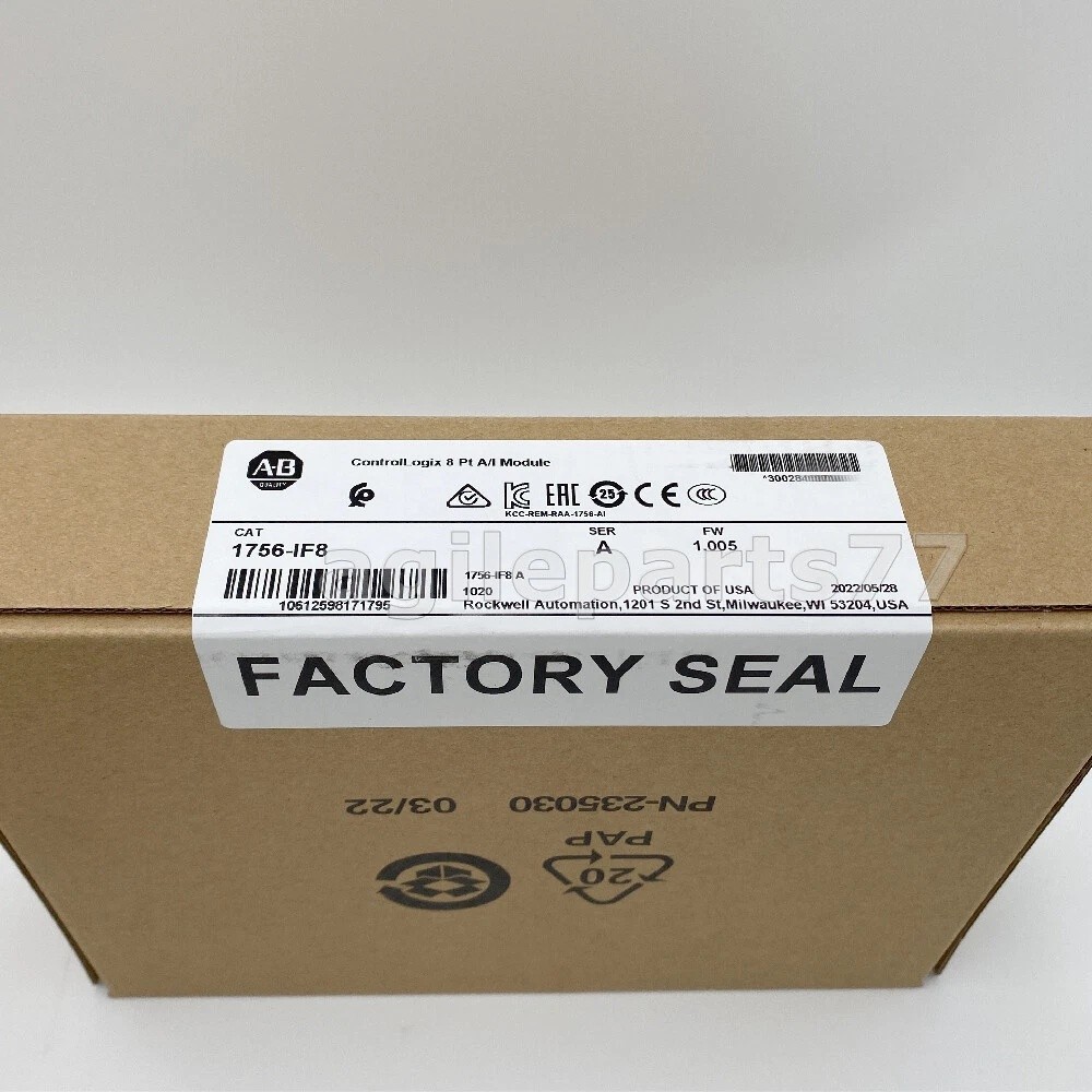 NEW 1756-IF8 AB ControlLogix Point A/I Module 2023 NEW Factory Sealed 1756IF8 TX