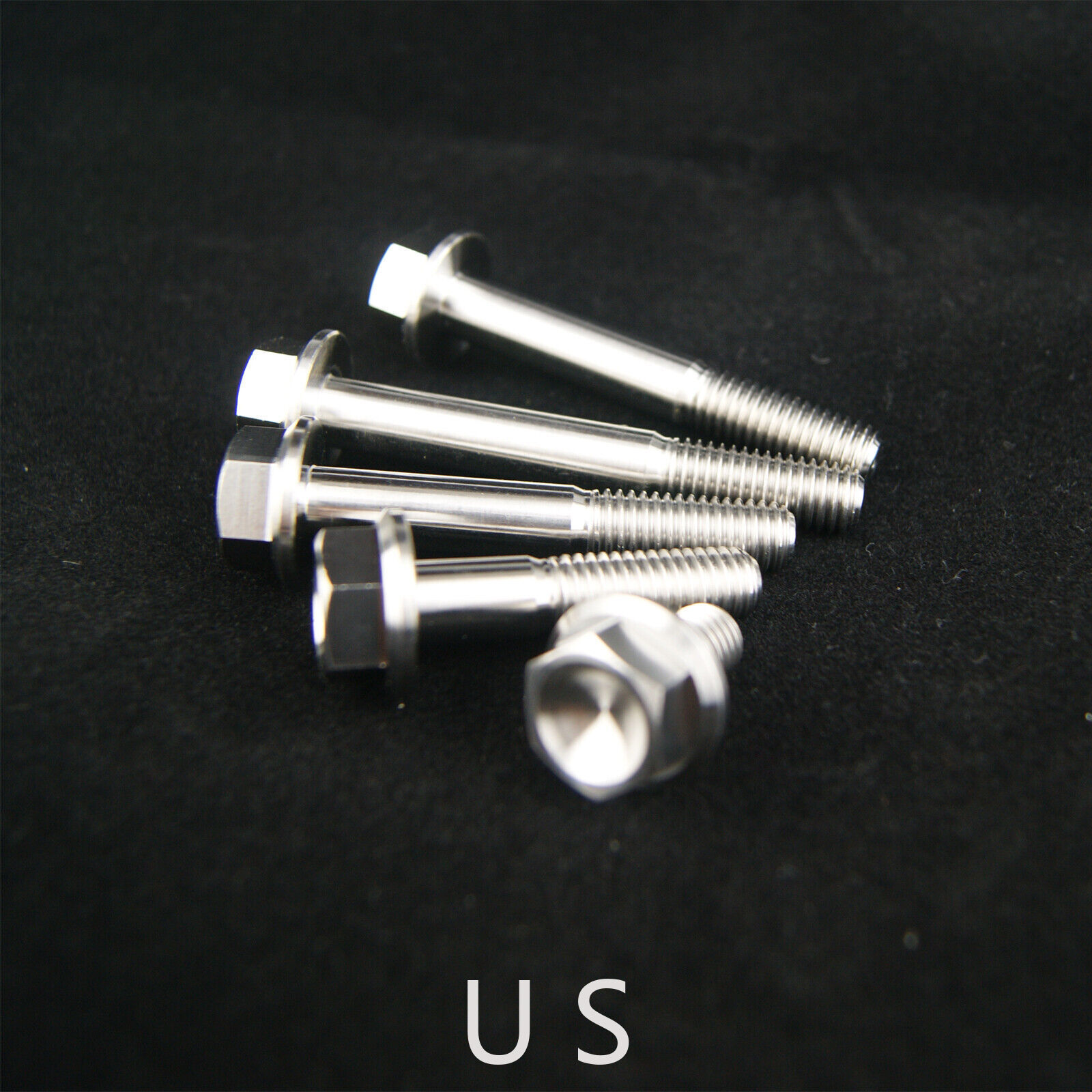 Gr5 Titanium Flange Head Bolts Fastener Hex M6 M8 15 20 25 30 35 40 45 50 55 60