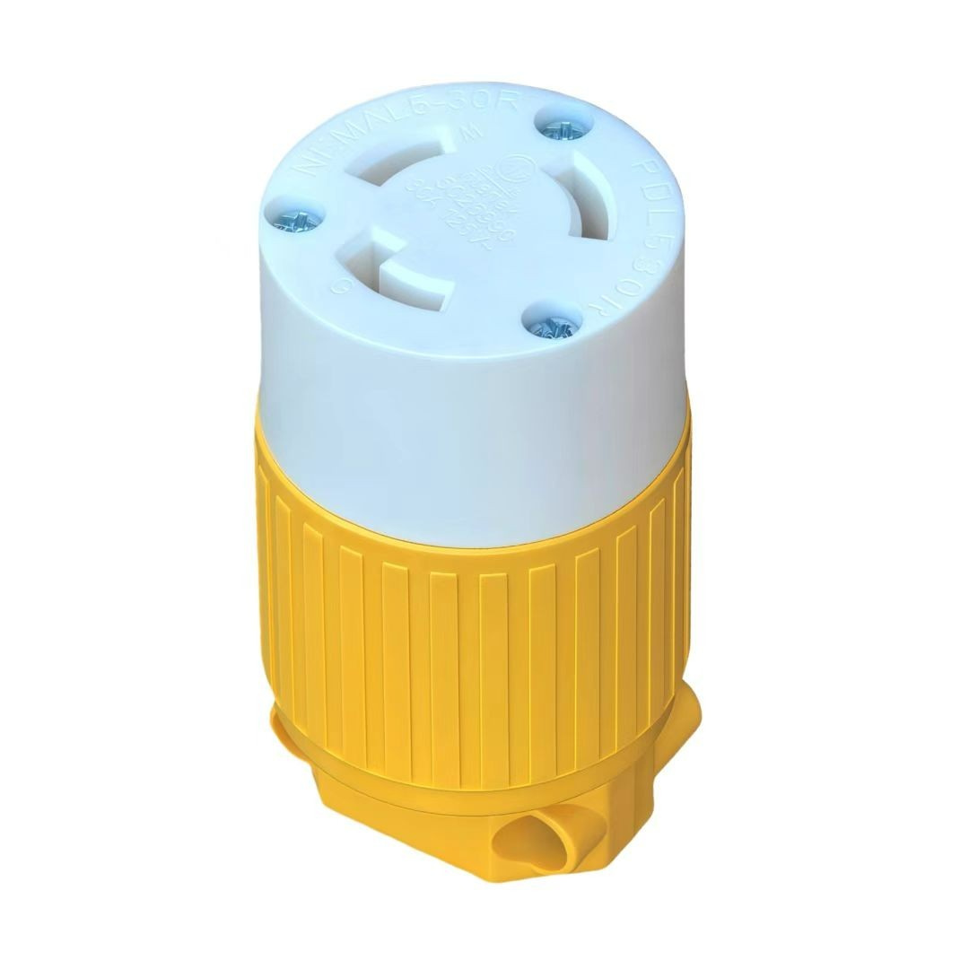 NEMA L5-30R Locking Receptacle Generator Twist Lock Adapter Connector,30A 125V