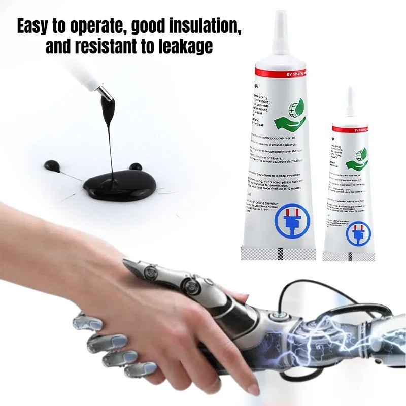 60ml Waterproof Liquid Electrical Tape Insulation Rubber Glue for Wire Cable