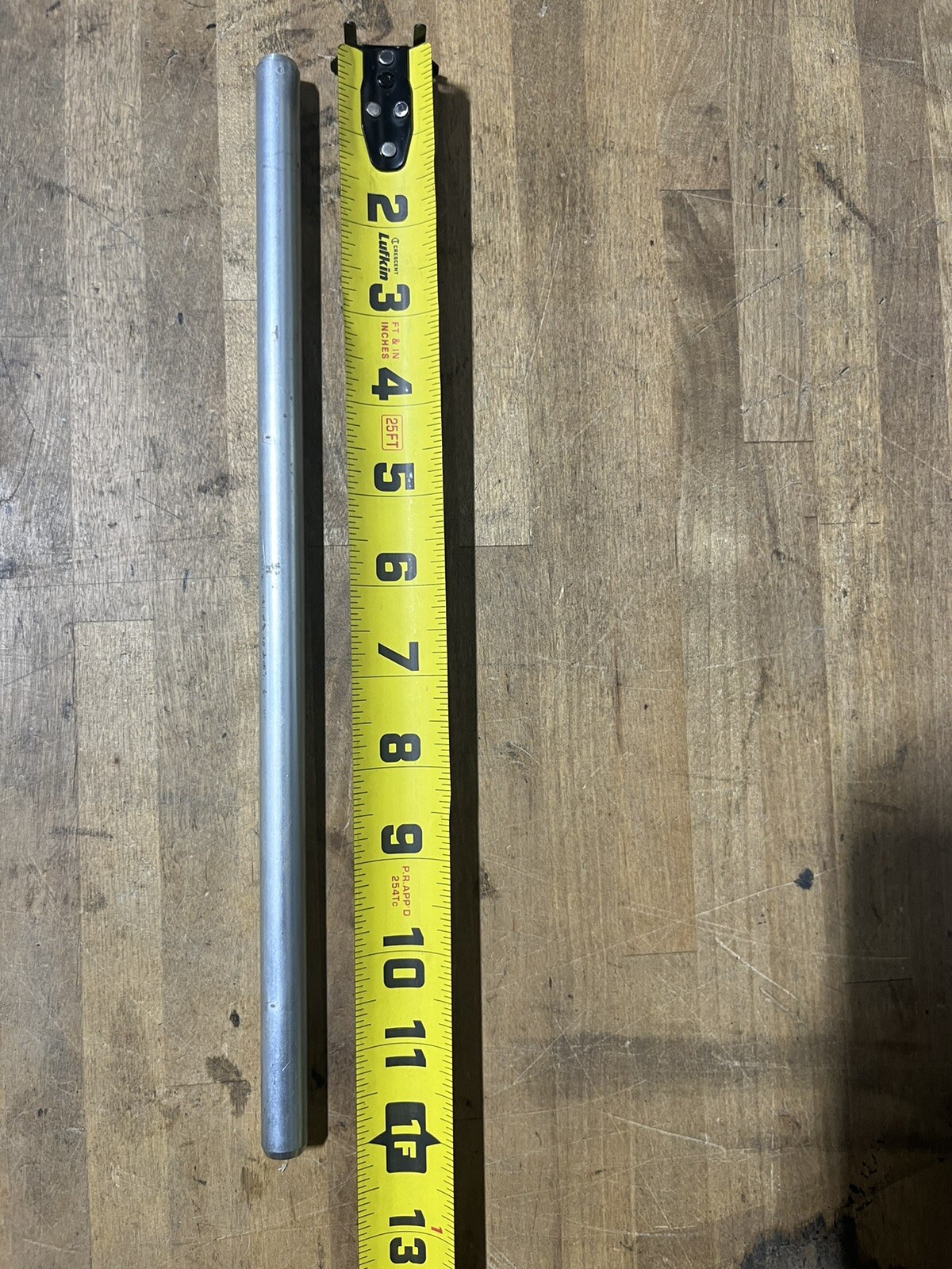 410 Stainless Steel Rod, 1/2″ Diameter x 1 Foot Length beveled edges
