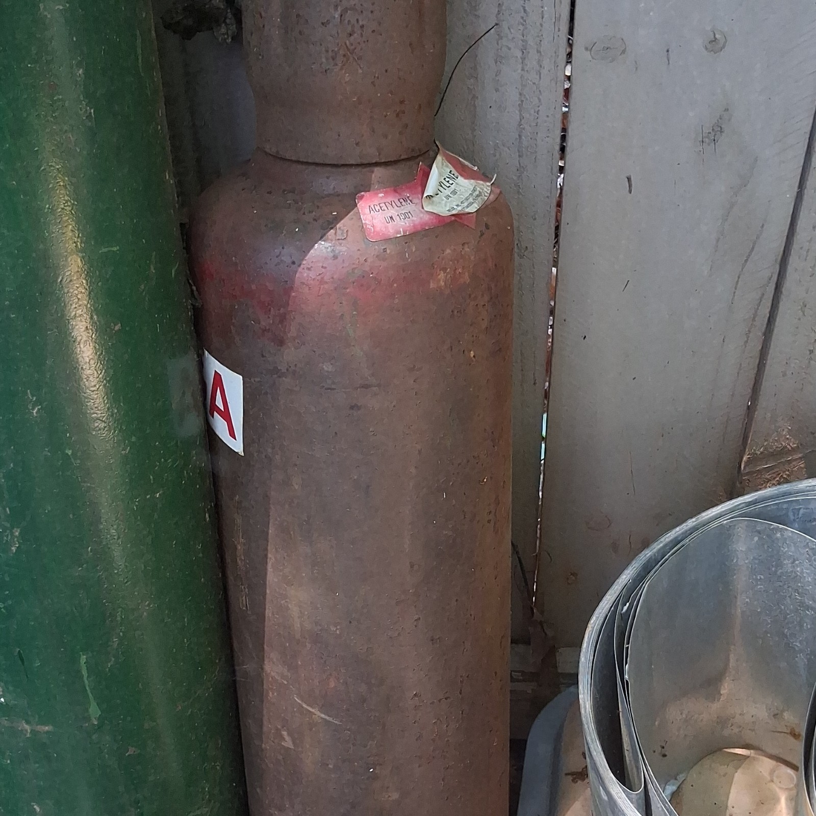 Acetylene Welding Compressed Gas Cylinder Tank Fuel Cylinder