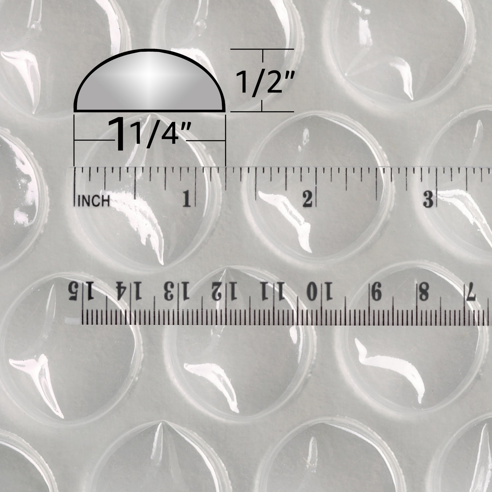 UBMOVE Large Bubble 12″ wide x 15′ feet Wrap 1/2″ Bubble Size Perf 12″