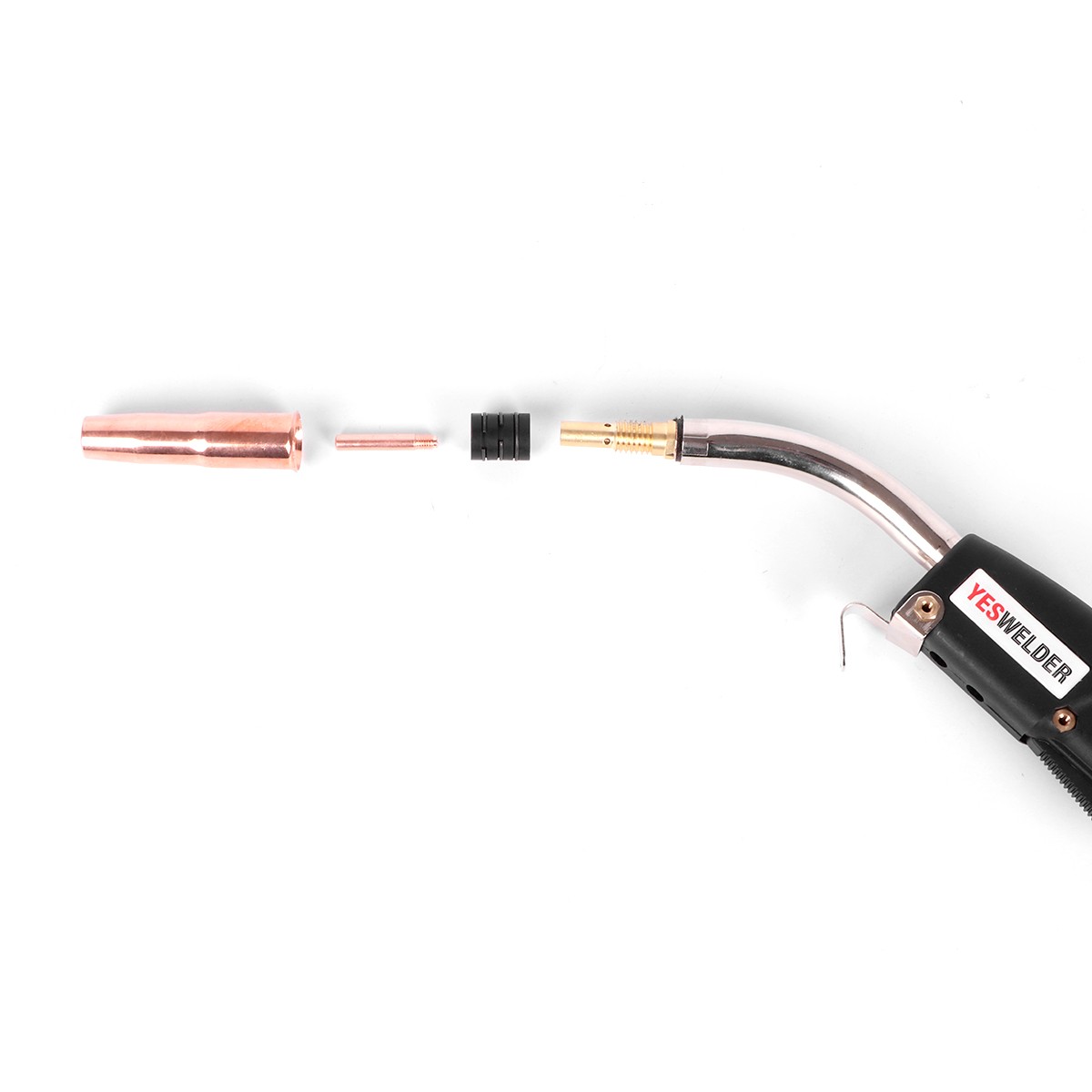 15ft 250Amp MIG Welding Gun Kit, Fits Tweco #2 and Miller M-25 Styles