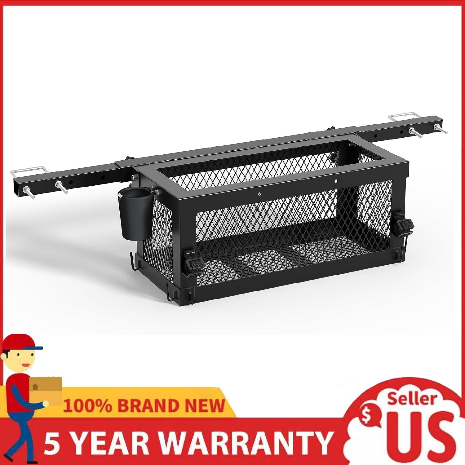 Heavy Duty Universal Tractor Tool Box Tray Attachment, Tractor Tool Box Storage