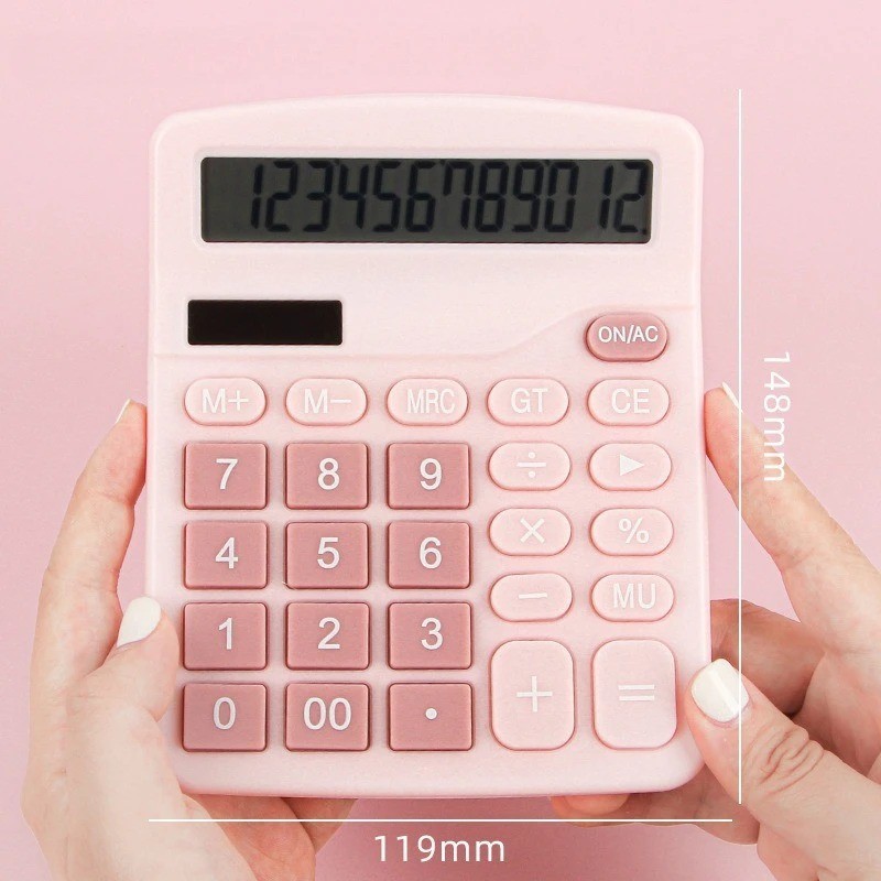 Premium Desktop Calculator 12 Digit with Large LCD Display and Sensitive Buttons