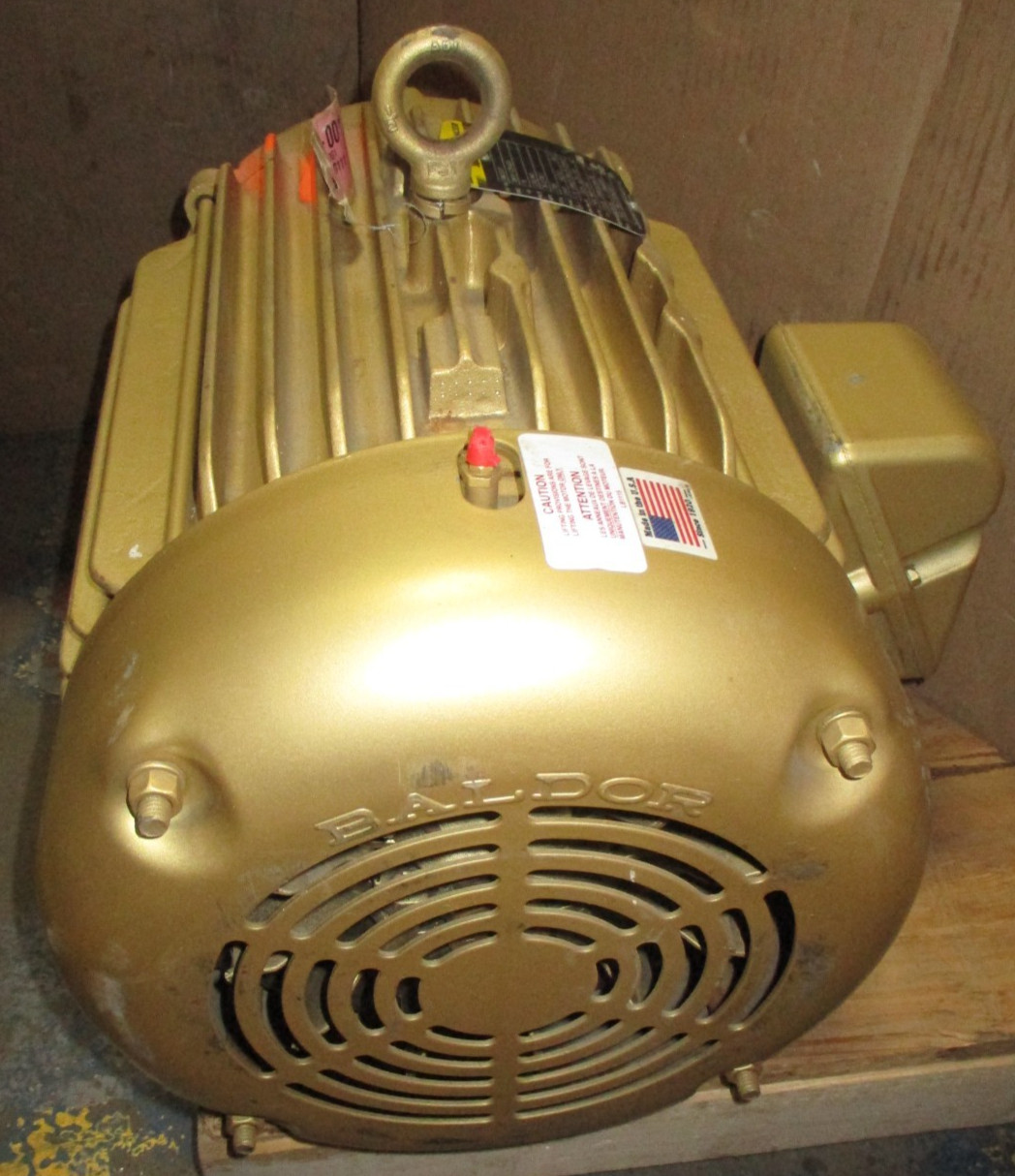 Baldor Reliance EM2333T SuperE Motor 15HP 3PH 254T 1765RPM 230/460V 53531HM