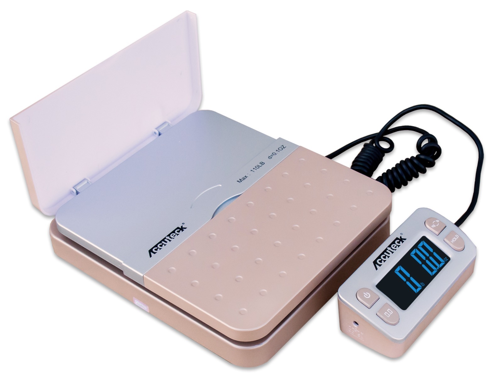 Accuteck ShipPro W-8580 110lbs x 0.1 oz Gold Digital shipping postal scale