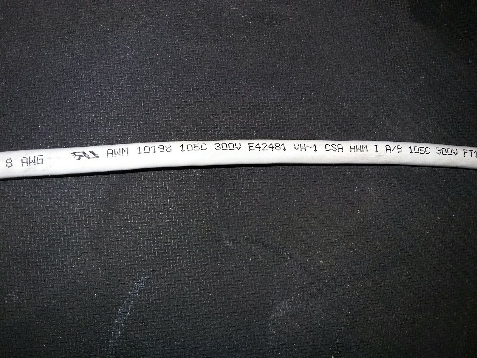8 AWG UL10198 High Strand Extra Flexible PVC Power Cable 25 ft. hank @.69/ft