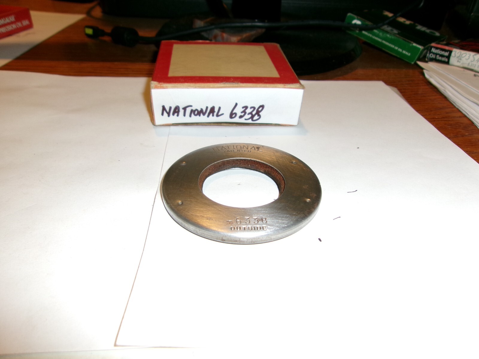 NATIONAL 6338 OIL SEAL =1.437″ X 2.69″ X .315″~MADE IN USA !!!