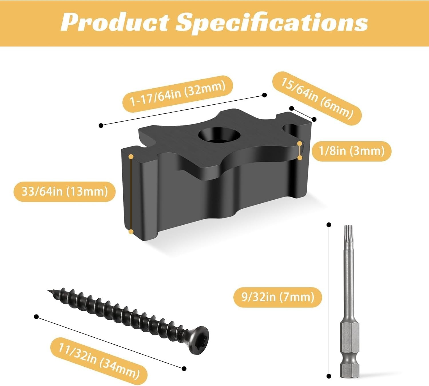 200 Pack Hidden Deck Fasteners for Composite Decking Board, Composite Decking Cl
