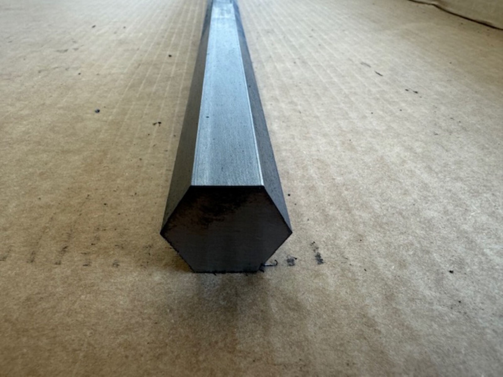12L14 Steel Bar Stock; 1-1/8″ Hex x 6″, 1.125″ Hexagonal Bar