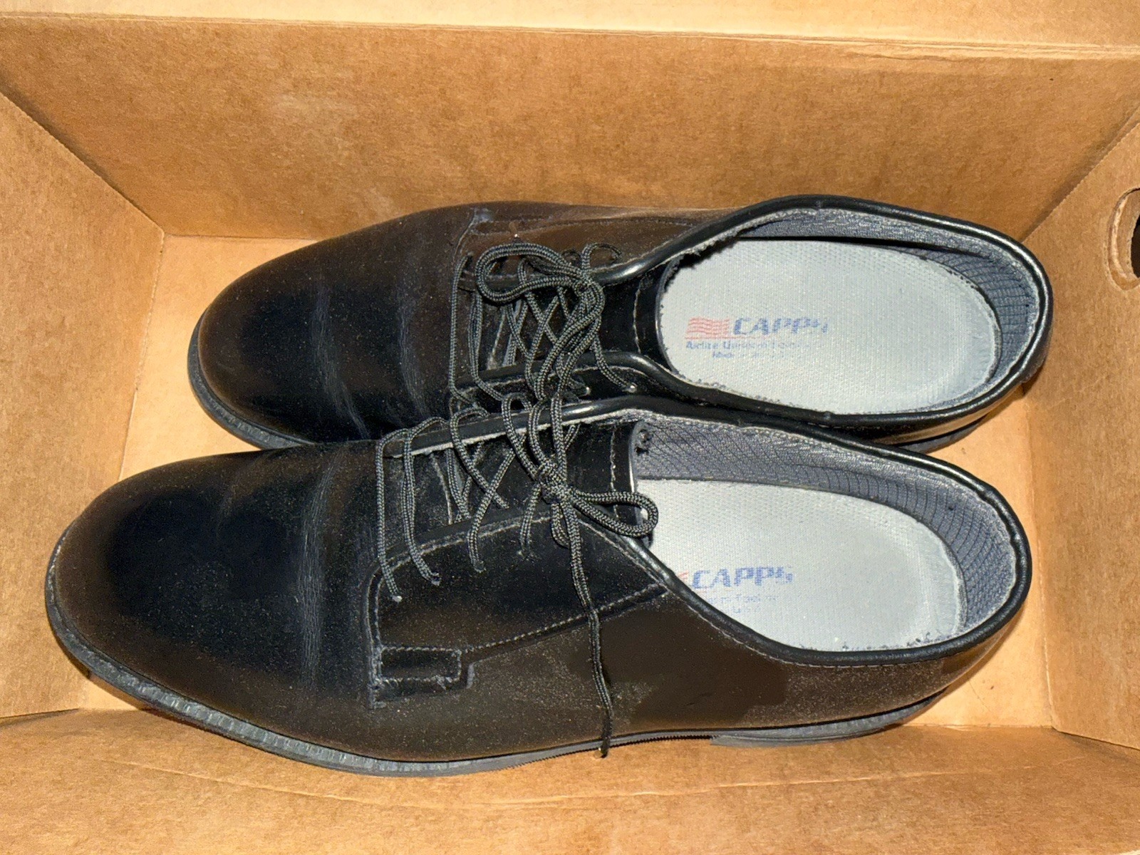 Capps Vibram Airlite Uniform Footwear Style No. 90258 Size 8D