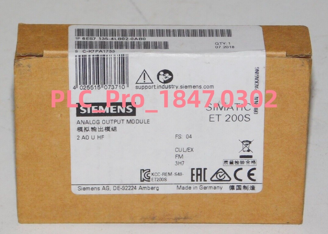 6ES7 135-4LB02-0AB0 1PCS New SIEMENS 6ES7135-4LB02-0AB0 Module Fast shipment