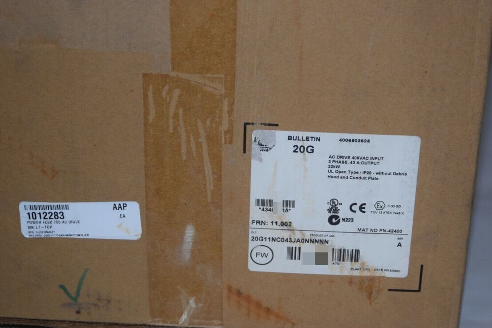 2022-2023 20G11NC043JA0NNNNN 20G AC Drive 22kW 20g11nnc043ja0nn 400V 30hp AB