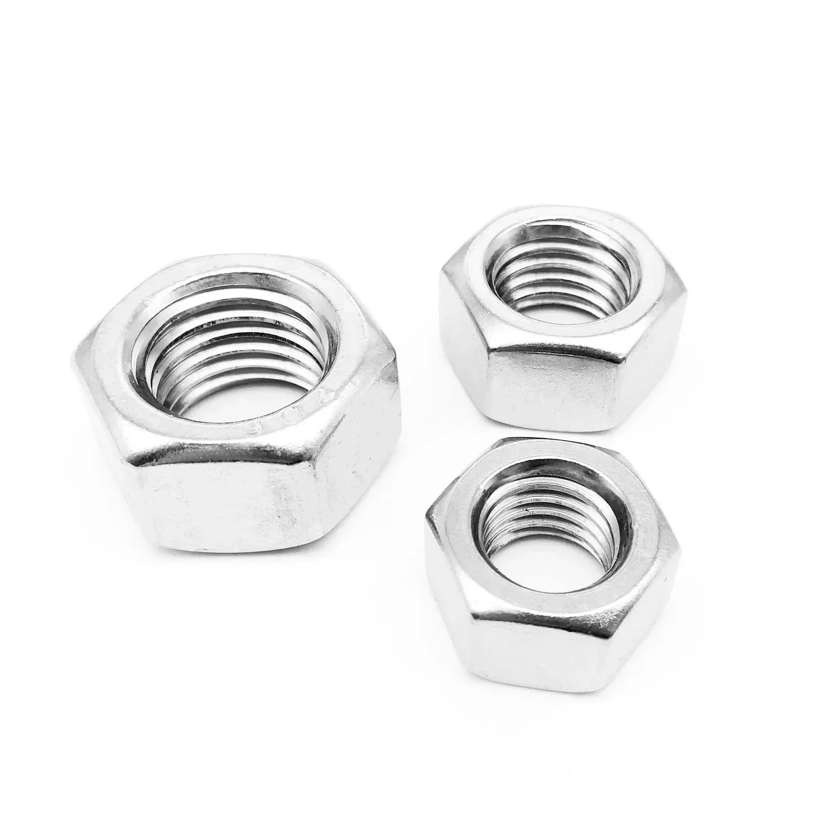 M3 M4 M5 M6 M8 M10 M12 M16 M20 M24 M27-M42 DIN934 316 Stainless Steel Hex Nut