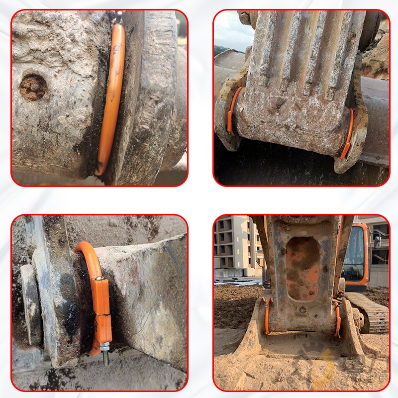 1PC Bucket shaft dust ring excavator seal ring wear-resistant rubber dust sleeve