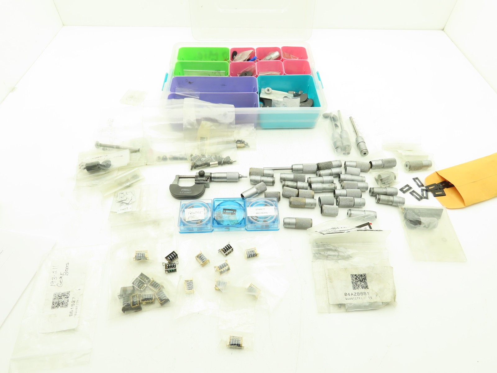 Mitutoyo Micrometer Gage Ratchet Stop Digit Counter Replacement Parts Mixed Lot