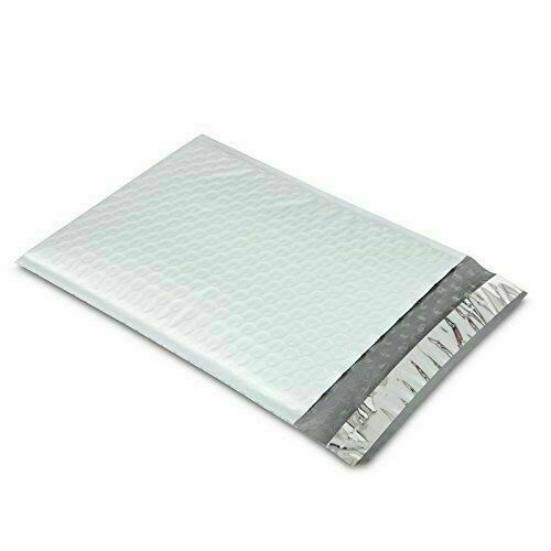 POLY WHITE BUBBLE MAILERS MAILING SHIPPING PADDED BAGS ENVELOPES #000#00#0