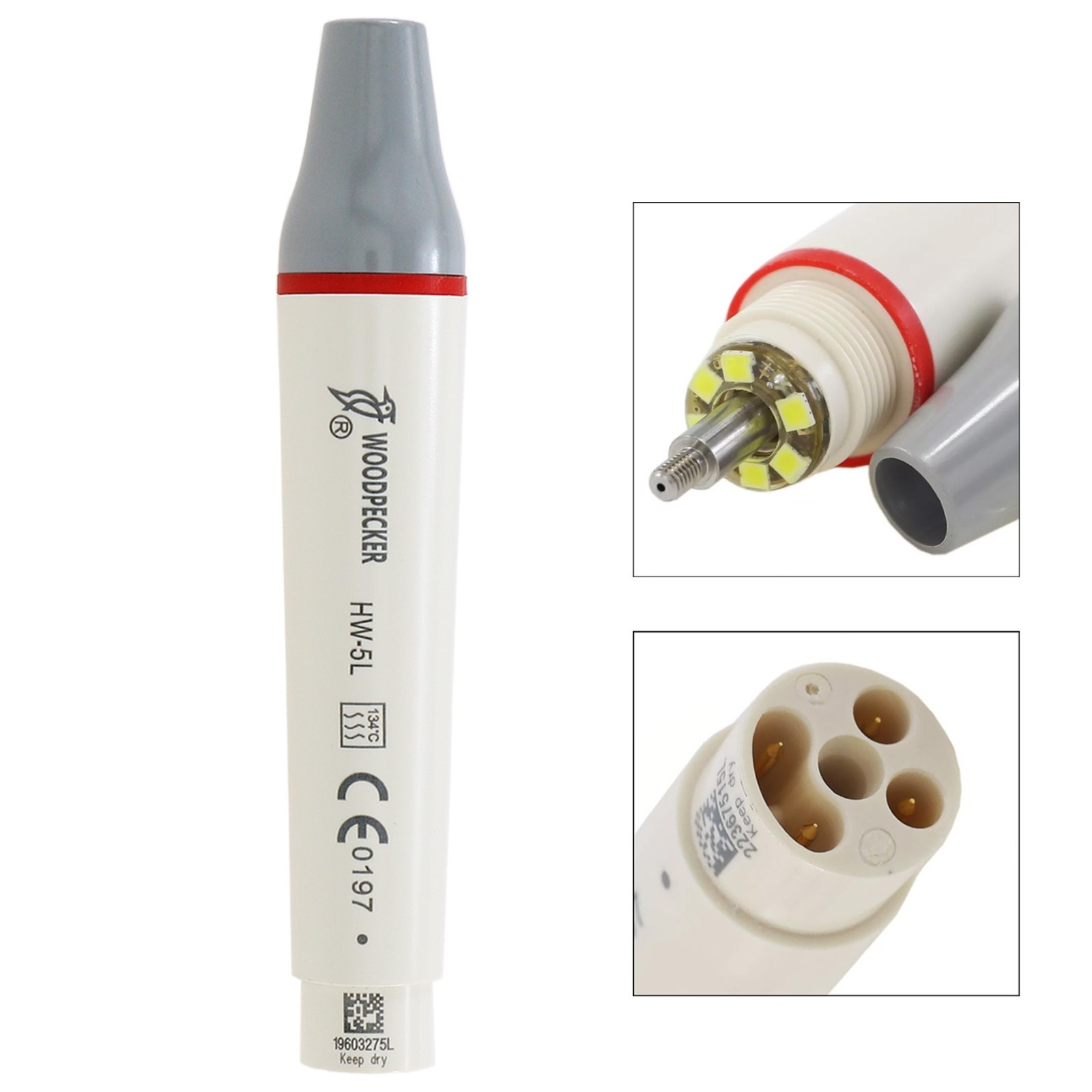 US Woodpecker HW-5L Dental Ultrasonic Scaler Detachable Handpiece with LED Light