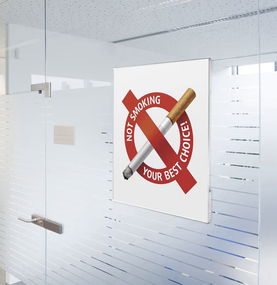 12 Pack (Stick) Clear Acrylic Sign Holder 8.5 x 11 Wall Mount
