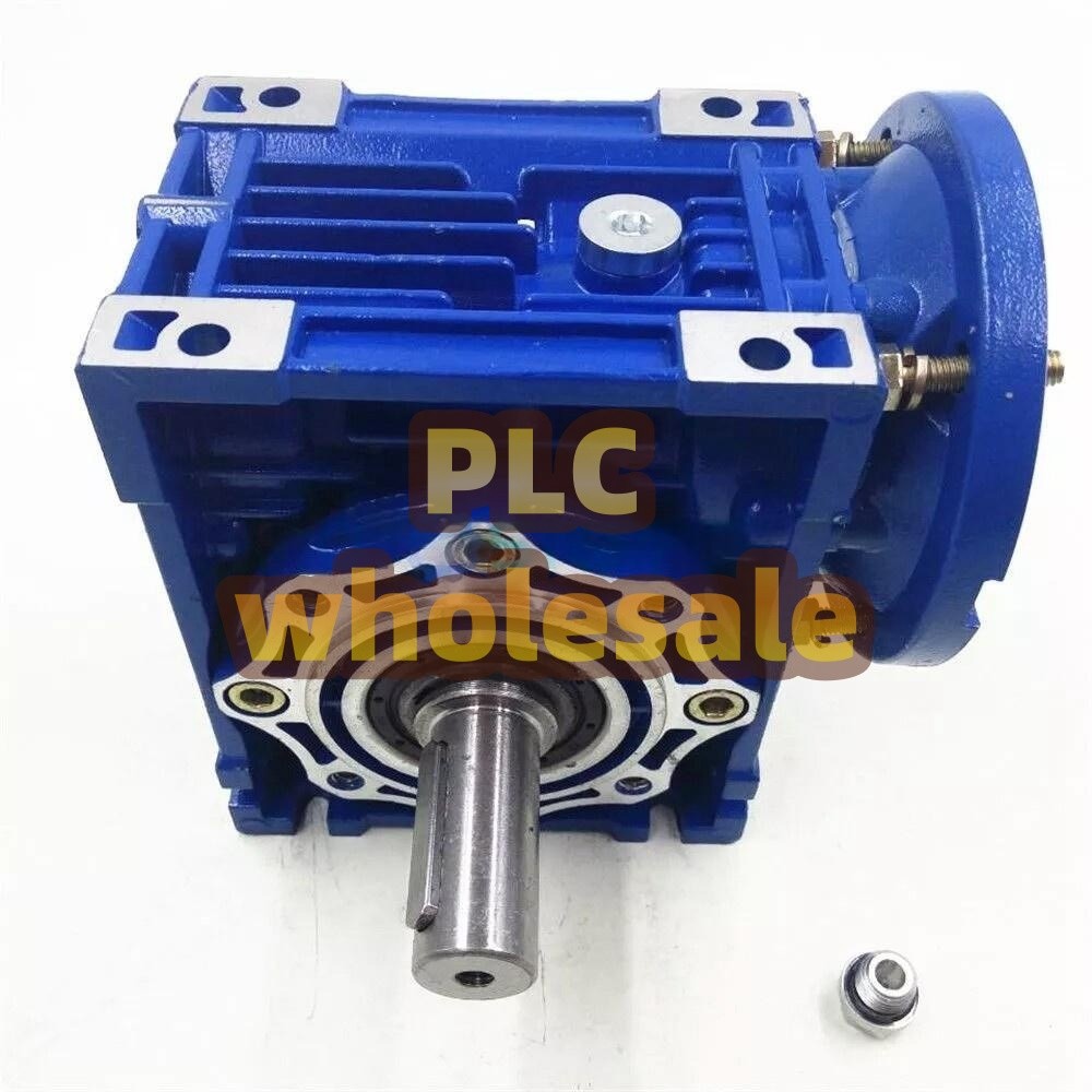 NMRV063 Worm Gear Reducer 24mm 90B14 Ratio 10 20 30 100:1 for Asynchronous Motor