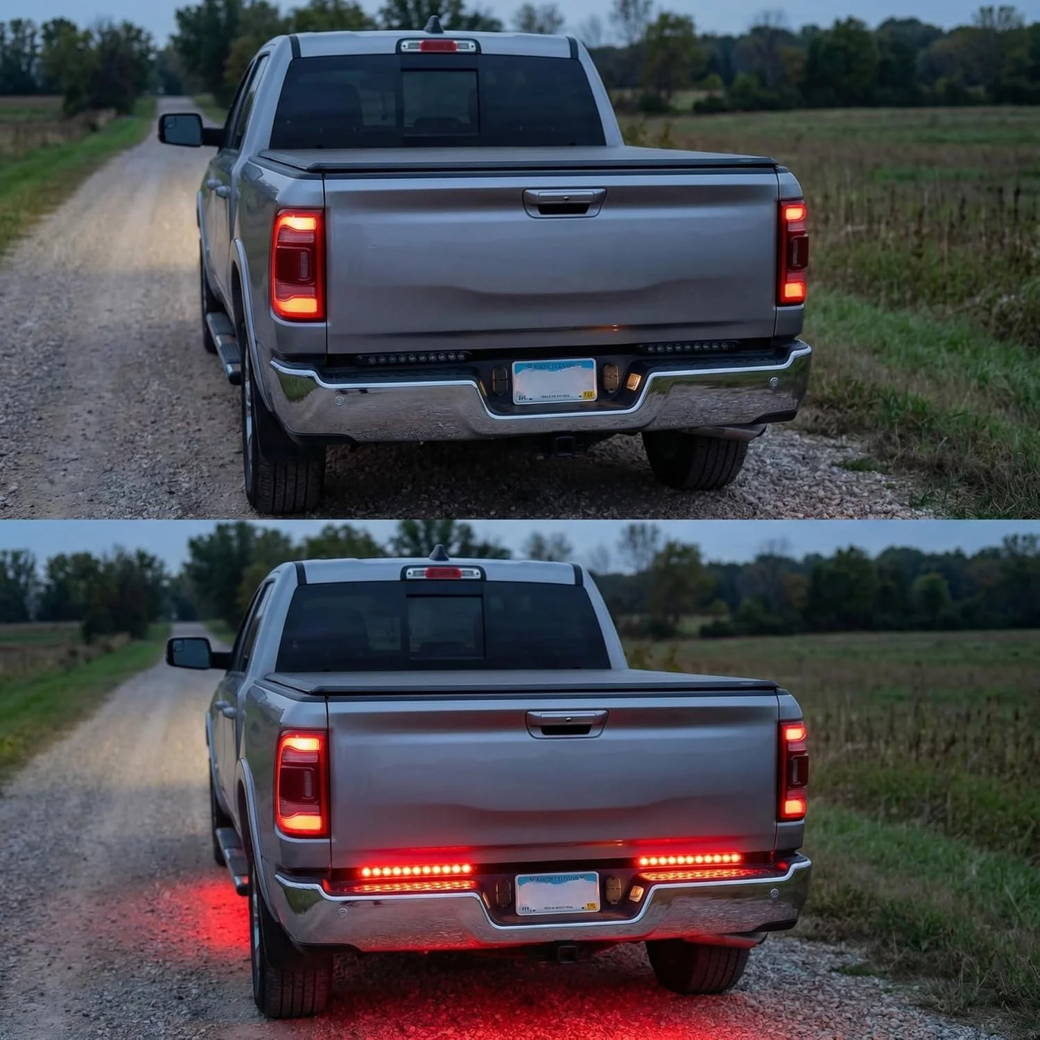11 LED Red Trailer Brake Tail Light, 2 Pack 16″ LED Bar Stop Turn Signal Tail Li