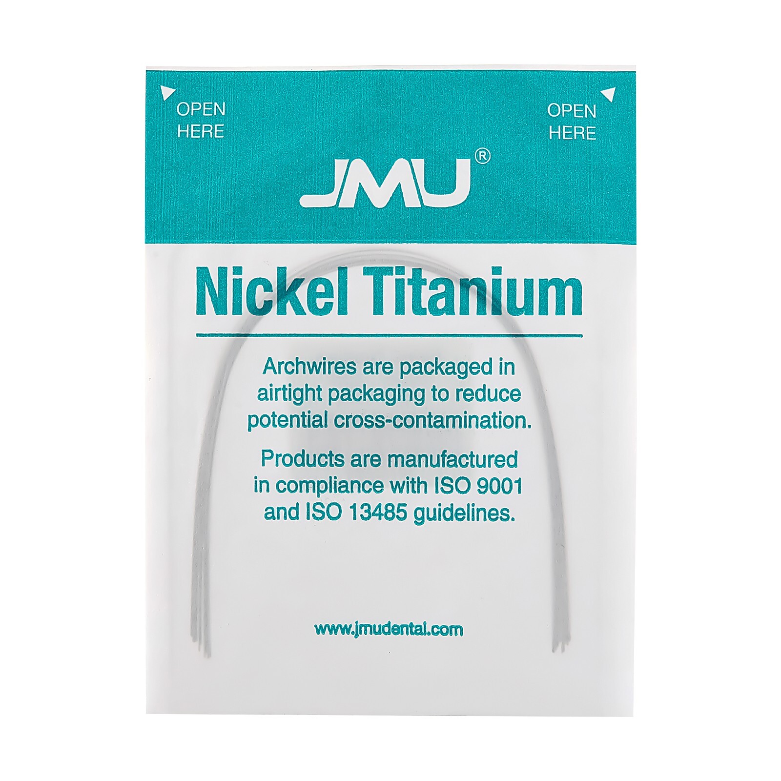 100PCS JMU Ortho Nickel Titanium Archwire Natural Round 0.012-0.020″ Upper/Lower