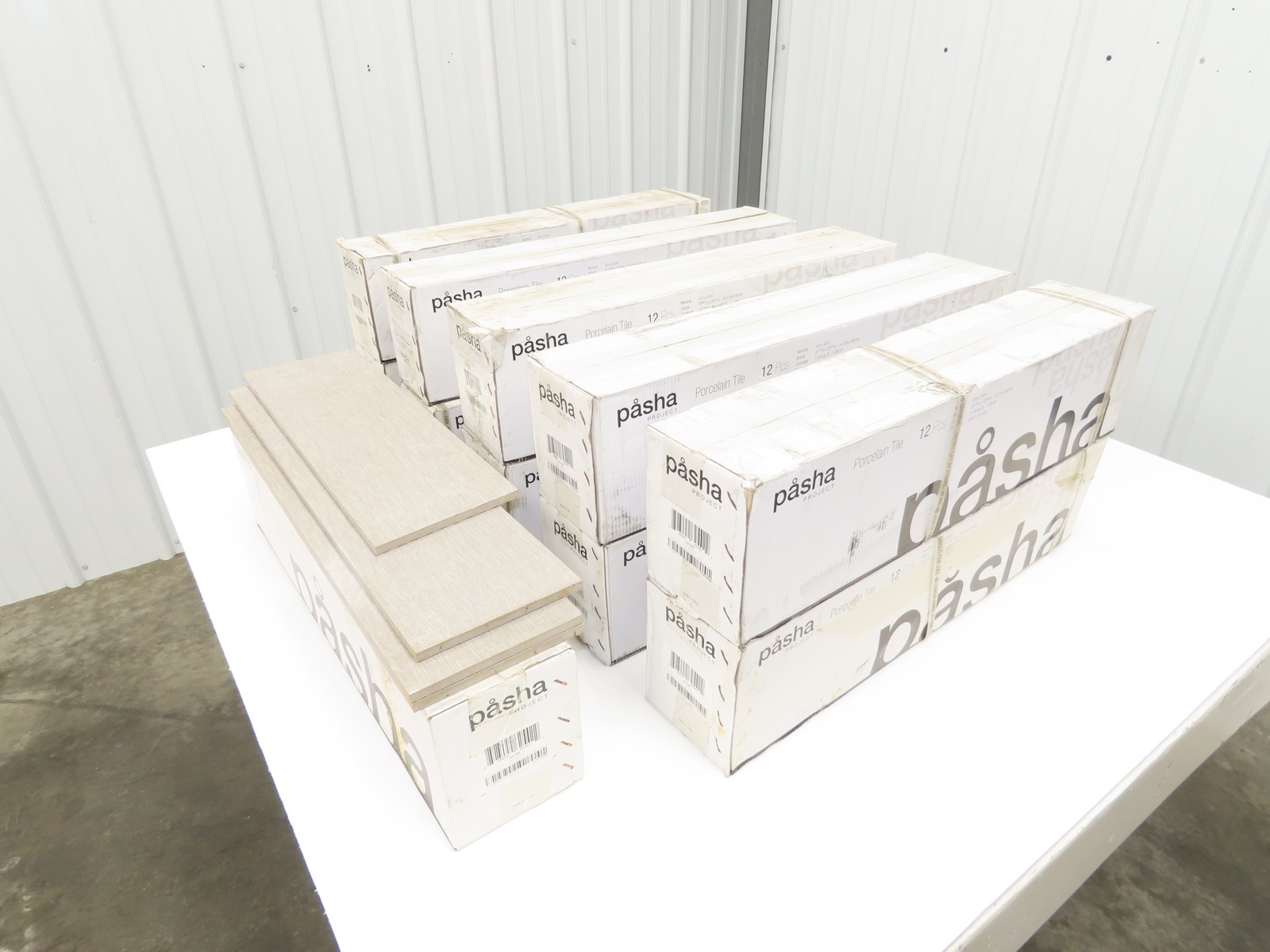 Pasha 6×24″ Belgian Linen Mica HD Rectified Porcelain Tile 9mm 135Sq Ft 11 Boxes