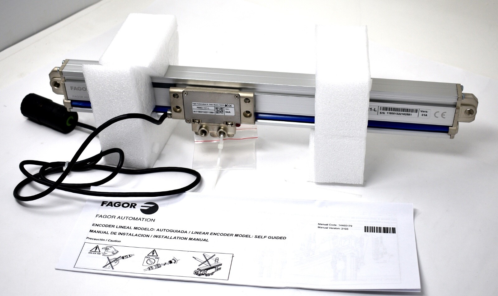 Fagor PBSD-270-1C1-L Linear Scale, TTL Differential Signal, 5UM Resolution New