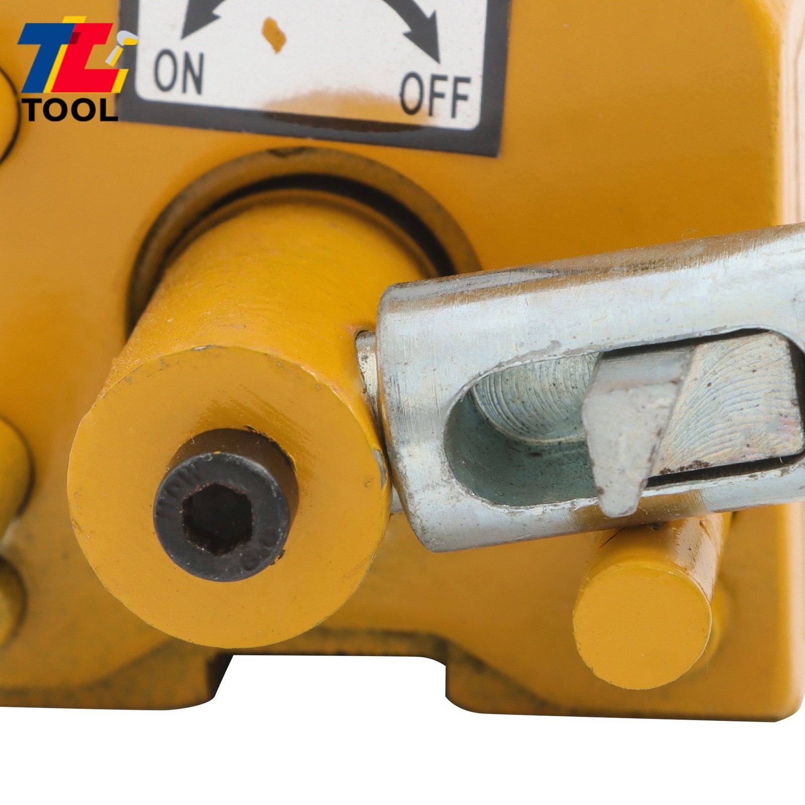 440lbs/200kg Permanent Magnetic Lifter Yellow 2.5 Safety Factor Neodymium Hoist