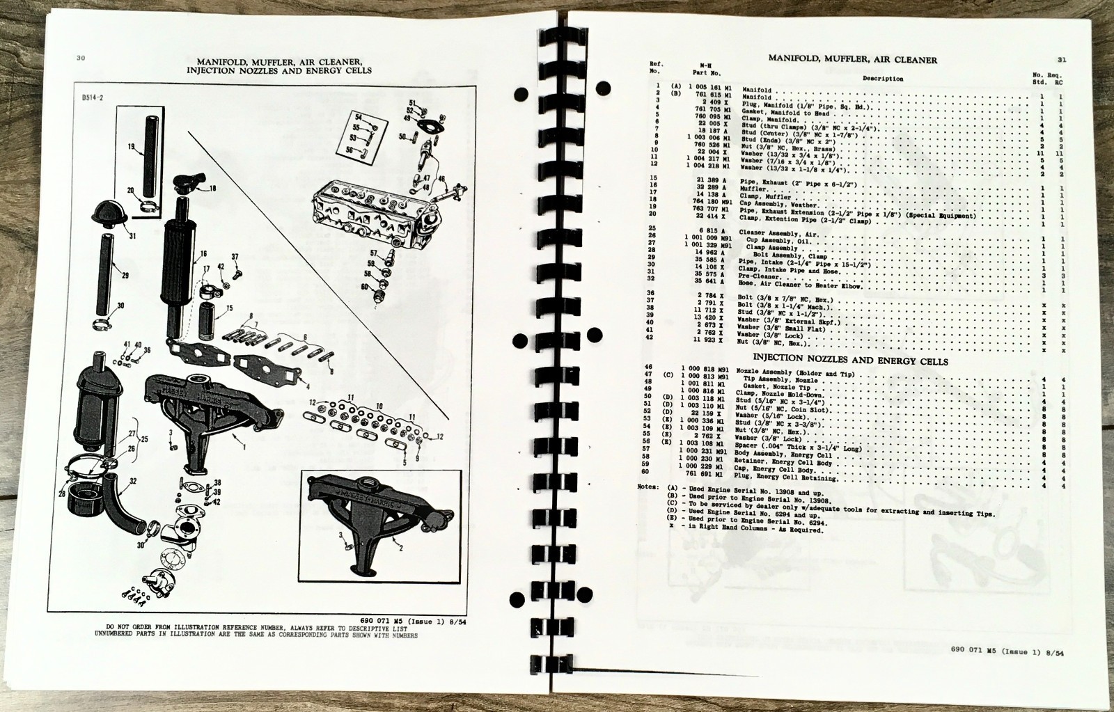 Massey Harris 44 Diesel Tractor Service Repair Parts Owners Operators Manuals