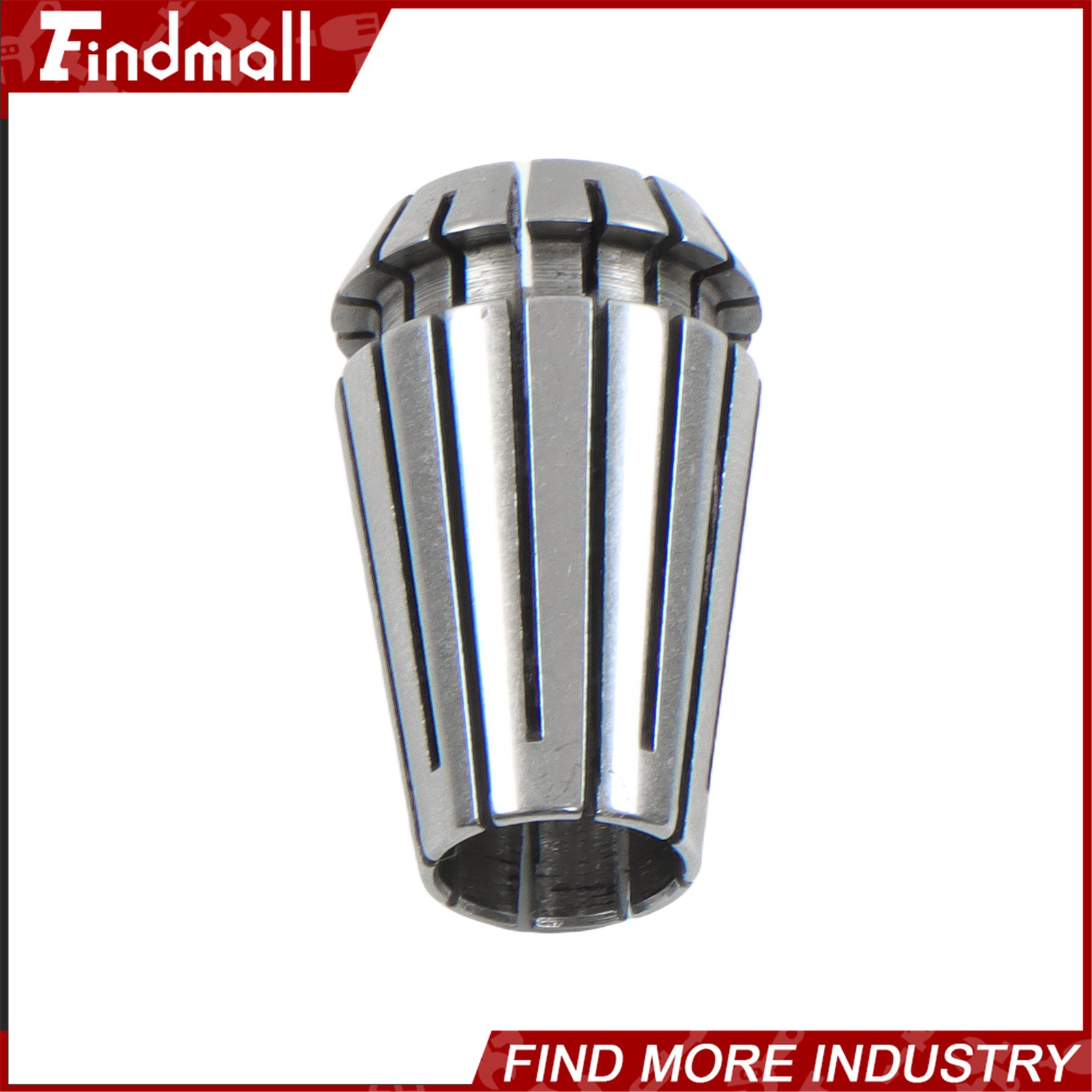 Findmall ER16 Collet Set 10 Pack Precision 3/32 to 3/8 Inch by 32nds 0.0002 TIR
