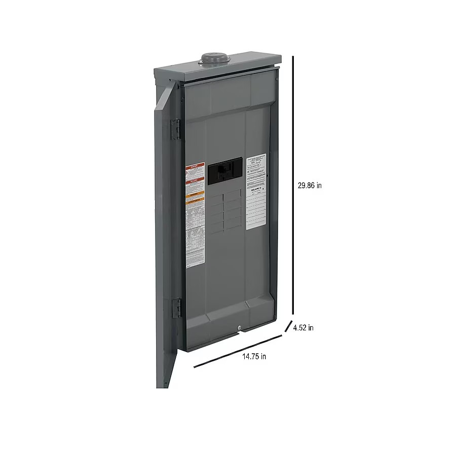 SQUARE D HOMELINE HOM816M200PFTRB 200A 8-SPACE 16-CIRCUIT BREAKER LOAD CENTER