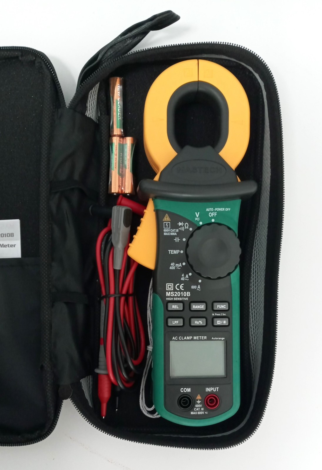 Mastech MS2010B High Sensitivity AC Leakage Clamp Meter