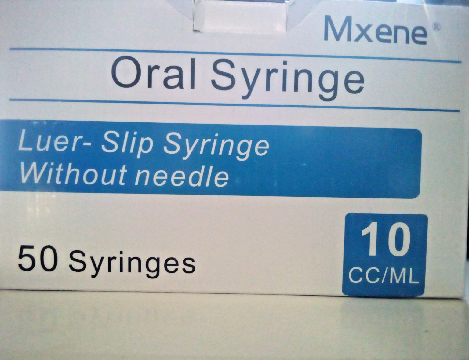Mxene 50x 10ml Oral Syringes Luer Slip Tip No Needle Sterile Individually Sealed