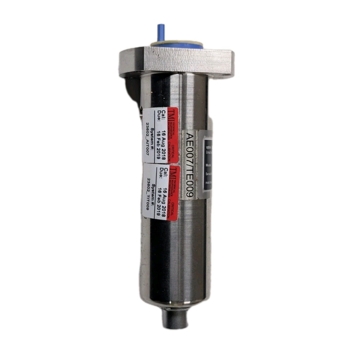 Optek Danulat ACF60-SU-35 Inline Conductivity Sensor S/N 82834 Bioprocess