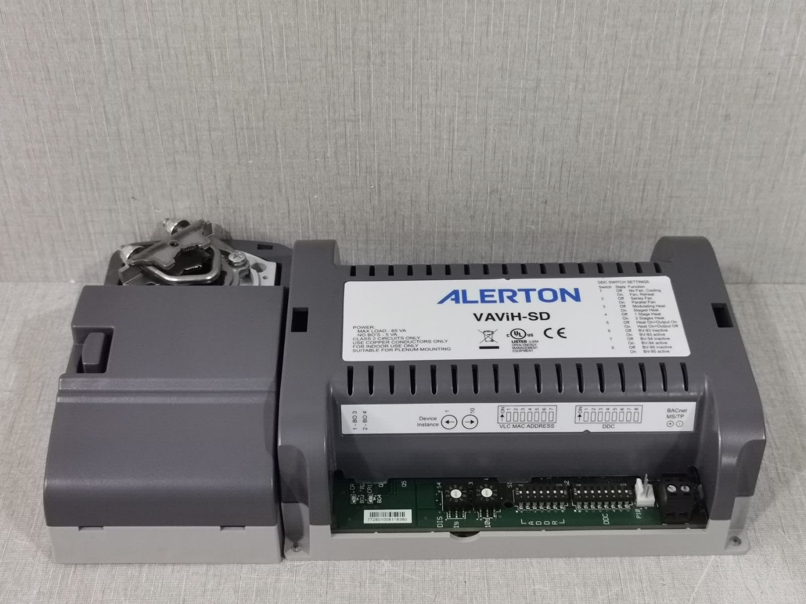 Alerton VAVih-SD VAV Controller With Actuator BACnet 50027209-001 Rev. F