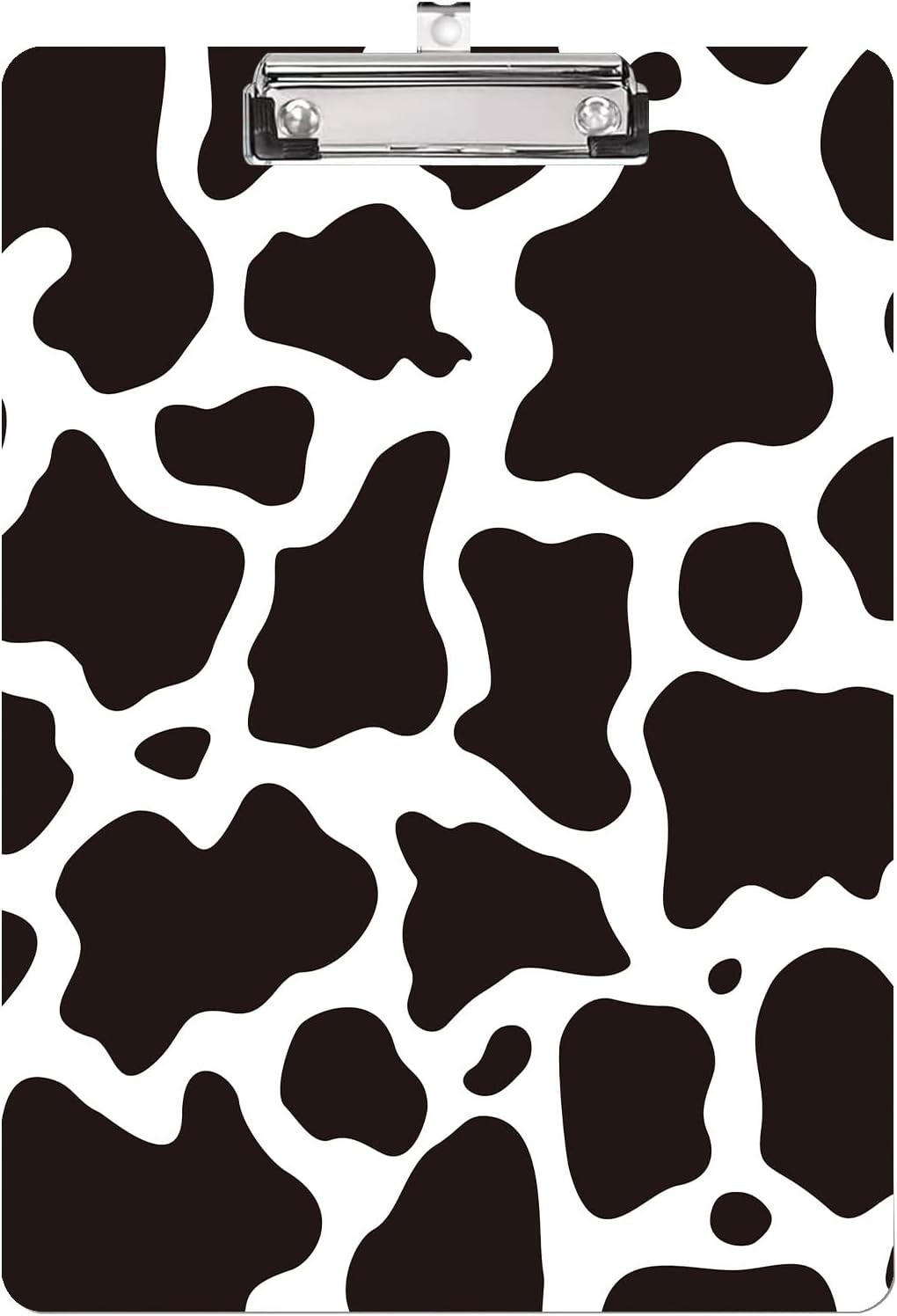 Cute Cow Print Clipboard A4 Letter Size Plastic Decorative, Pattern Varies
