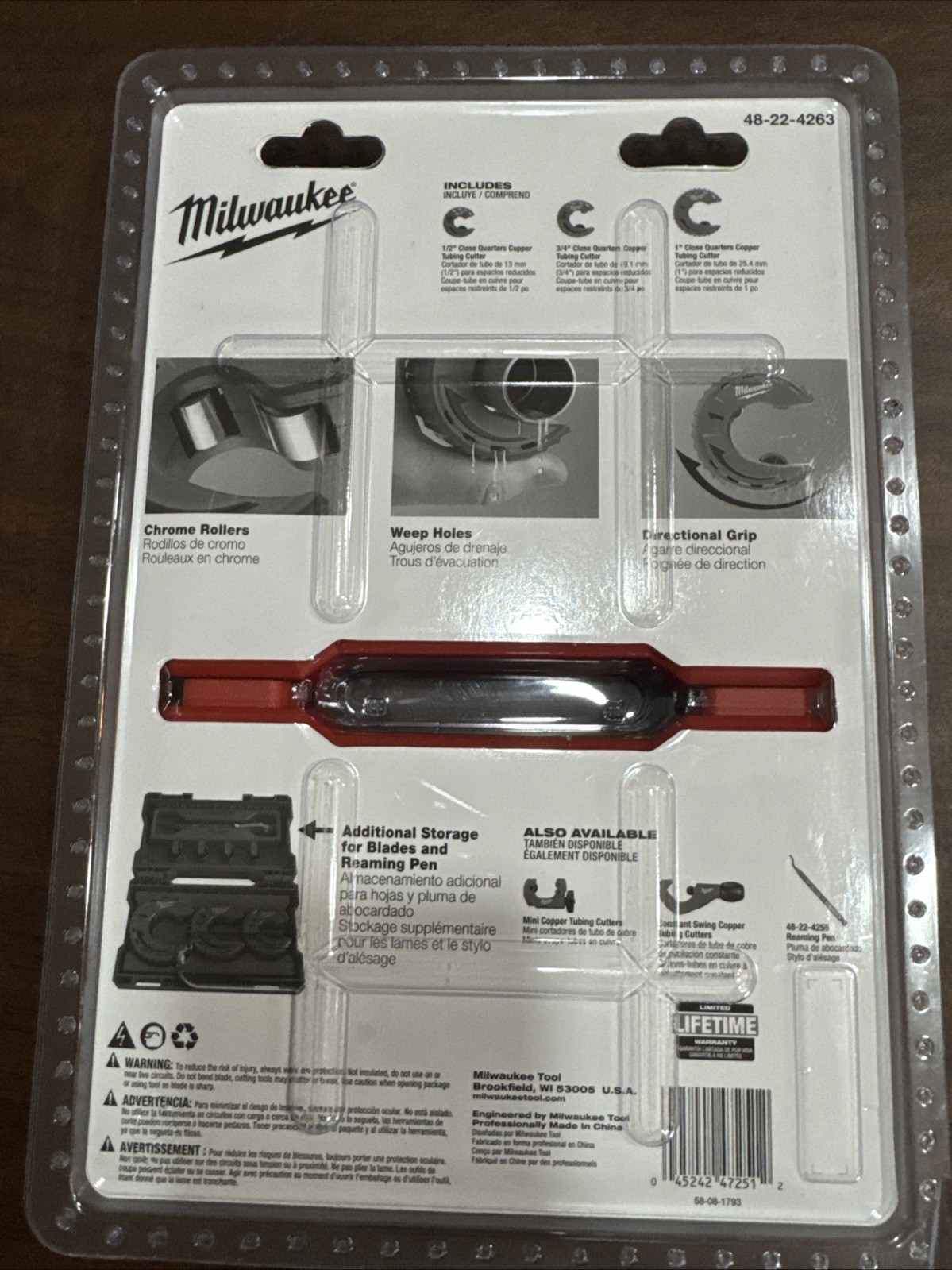 Milwaukee 48-22-4263 3 Piece Close Quarters Tubing Cutter Set