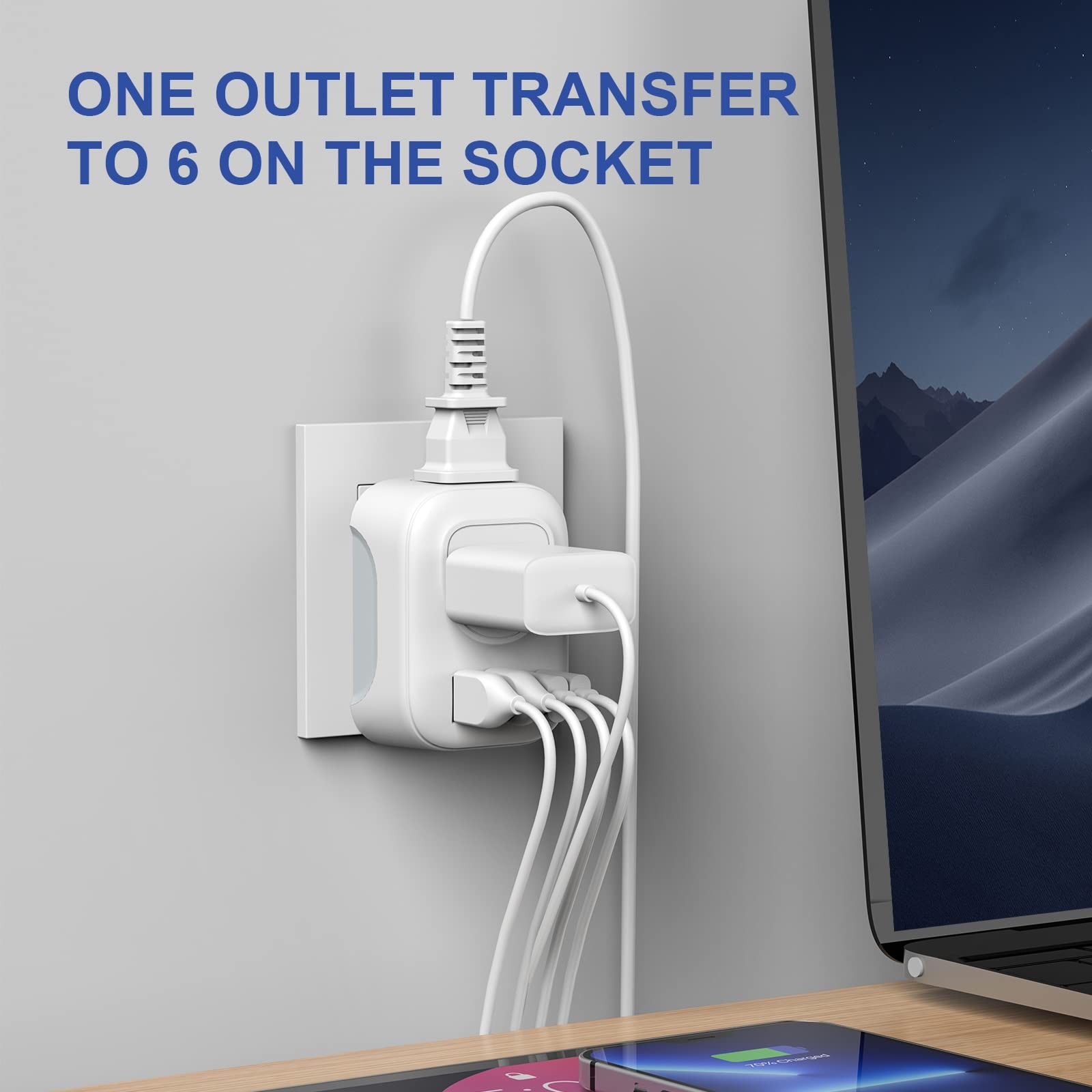 European Travel Plug Adapter, International Plug Adapter with 2 AC Outlets 4 …